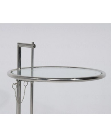 EILEEN GRAY coffee table in steel