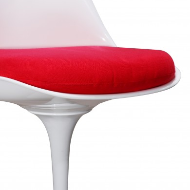 TULIP chair cushion in fabric, leather or velvet various colours