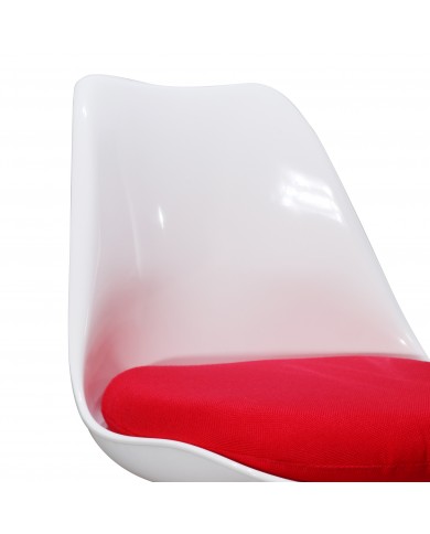 TULIP chair cushion in fabric, leather or velvet various colours