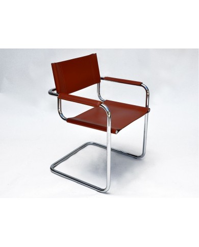 STAM&BREUER Sessel mit Lederarmlehnen in verschiedenen Farben