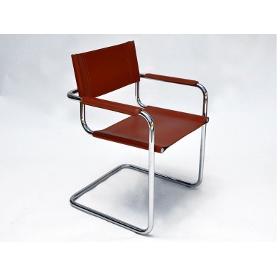 STAM&BREUER Sessel mit Lederarmlehnen in verschiedenen Farben