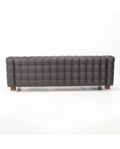 KUBUS 3-Sitzer-Sofa aus Leder in verschiedenen Farben