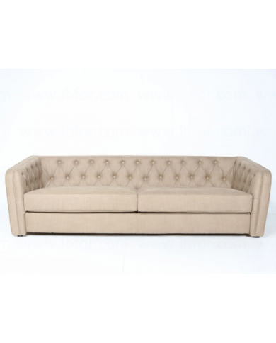 BRITISH-Sofa aus Stoff oder Samt in verschiedenen Farben