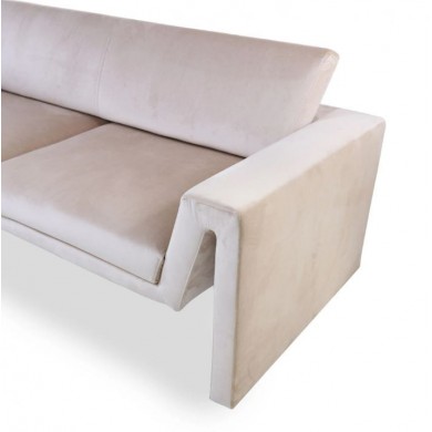 KURV-Sofa aus Stoff oder Samt in verschiedenen Farben