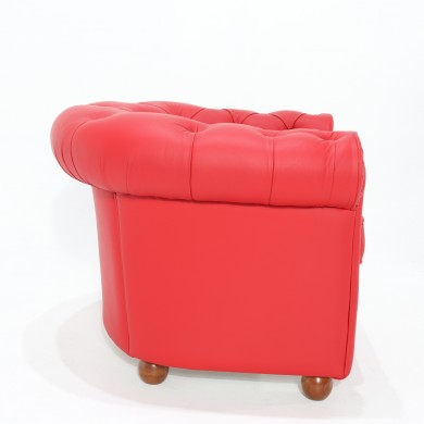 CHESTER-Sessel aus Leder in verschiedenen Farben