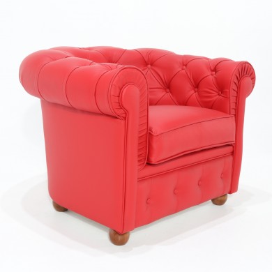 CHESTER armchair in leather various colours