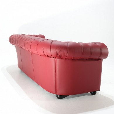 CHESTER 3-Sitzer-Sofa aus Leder in verschiedenen Farben