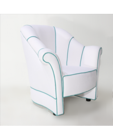 HOFFMANN-Sessel aus Stoff oder Samt in verschiedenen Farben