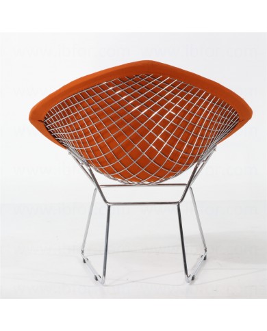 DIAMOND-Sessel aus Stoff oder Leder, verschiedene Farben