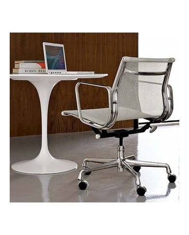 Office armchair ART.B055 low backrest in batyline various