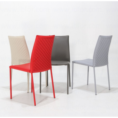SLIMMY Stuhl aus Leder in verschiedenen Farben