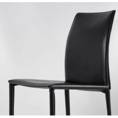 SLIMMY Stuhl aus Leder in verschiedenen Farben