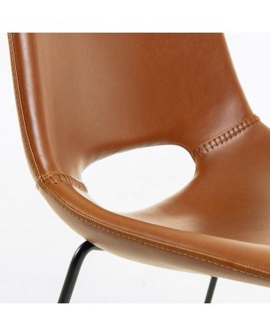 TRINY Stuhl aus Leder in verschiedenen Farben