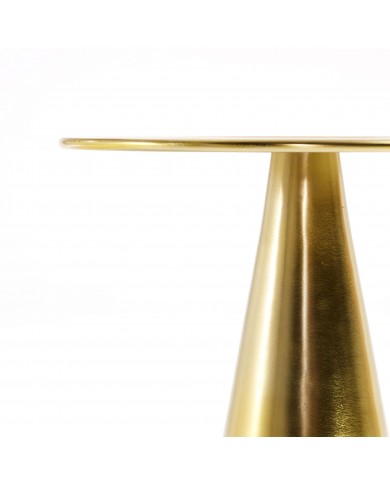 ROAN coffee table in golden metal