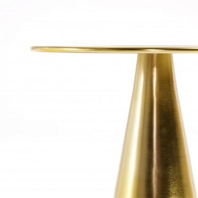 Table basse ROAN en métal doré