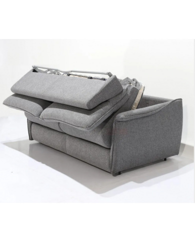 Canapé-lit BOMBAY en tissu ou cuir de différentes couleurs