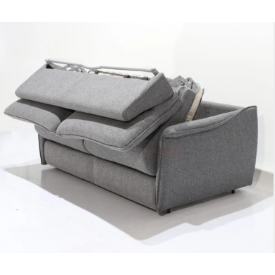 Canapé-lit BOMBAY en tissu ou cuir de différentes couleurs