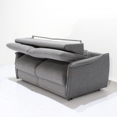 BOMBAY sofa bed in fabric or leather various colours