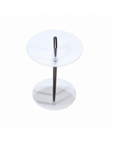 EILEEN GRAY round white or black coffee table