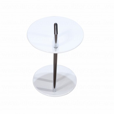 EILEEN GRAY round white or black coffee table
