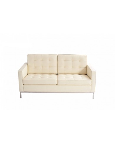 FIRENZE 2-Sitzer-Sofa aus Leder in verschiedenen Farben