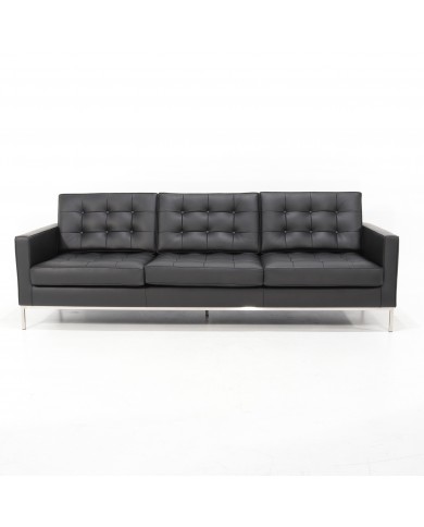 FIRENZE 3-Sitzer-Sofa aus Leder in verschiedenen Farben