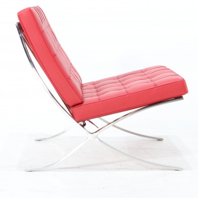 BARCELONA-Sessel aus Leder in verschiedenen Farben