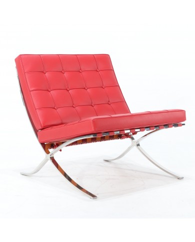 BARCELONA armchair in leather in various colours