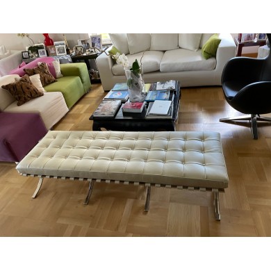 BARCELONA bench 2 seats in leather in various colours