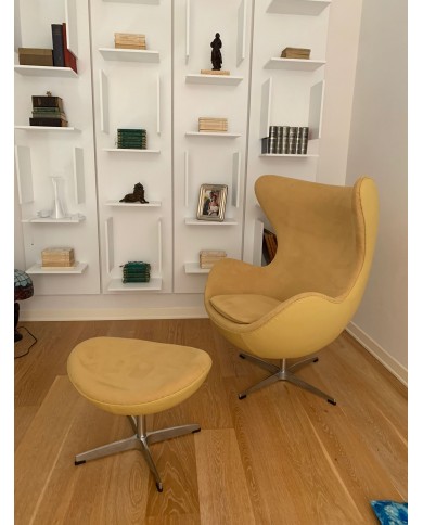 EGG CHAIR armchair in fabric, leather, velvet or cashmere in