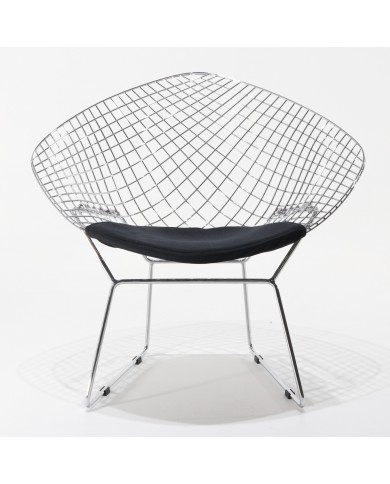 DIAMOND armchair in fabric or leather various colours