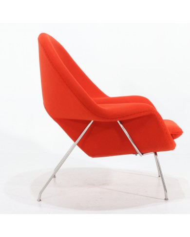 WOMB armchair in fabric, leather or velvet various colours