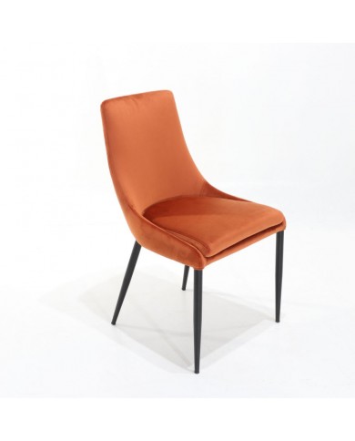 SINFONIA chair in fabric, leather or velvet in various colours
