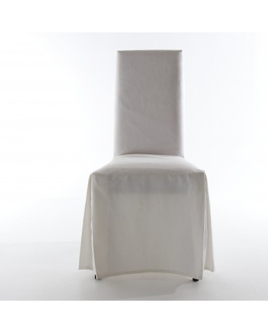 LADY-Stuhl mit Stuhlbezug aus verschiedenfarbigem Stoff