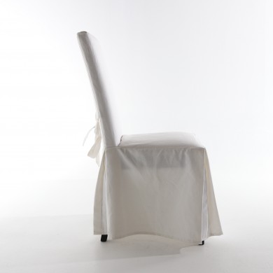 Chaise LADY avec housse de chaise en tissu de différentes