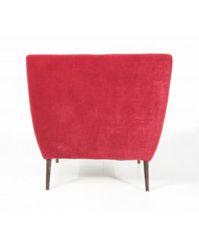 QUADRO-Sessel aus Stoff, Leder oder Samt in verschiedenen Farben