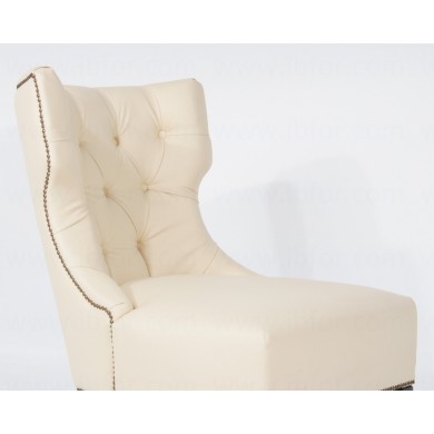 DECÒ armchair in fabric, leather or velvet in various colours