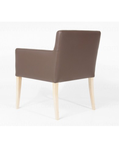 COLLY armchair in fabric, leather or velvet in various colours