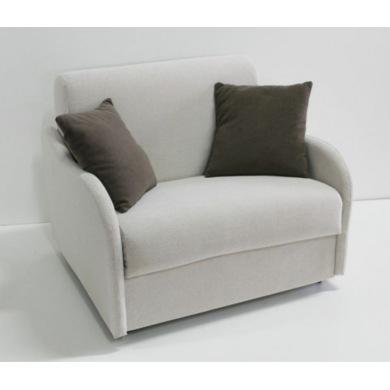 MADRID armchair bed in various colored fabric
