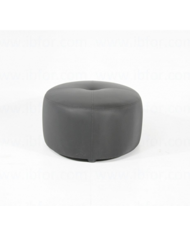 OVAL pouf in fabric, leather or velvet in various colours
