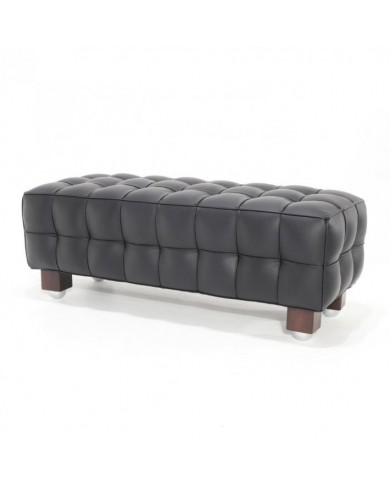 KUBUS 3 PLACE bench in leather various colours