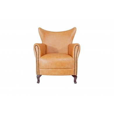 MONTANA armchair in fabric, leather or velvet in various colours