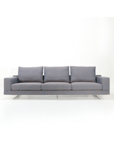 MONTREAL 3-Sitzer-Sofa aus Stoff oder Samt in verschiedenen