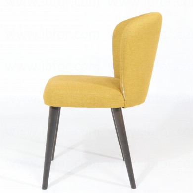ASTON DINNING chair in fabric, leather or velvet in various
