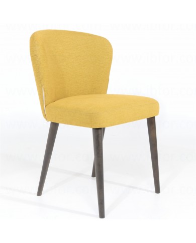 ASTON DINNING chair in fabric, leather or velvet in various