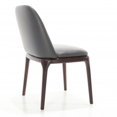 OTELLO chair in fabric, leather or velvet, various colours