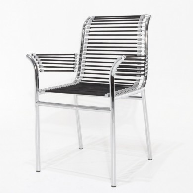 RENÉ HERBST chair with armrests
