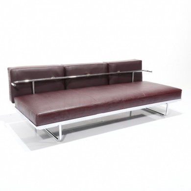 BAUHAUS sofa bed in leather in various colours