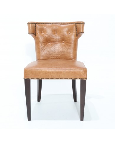 MAISON BELLE chair in fabric, leather or velvet, various colours