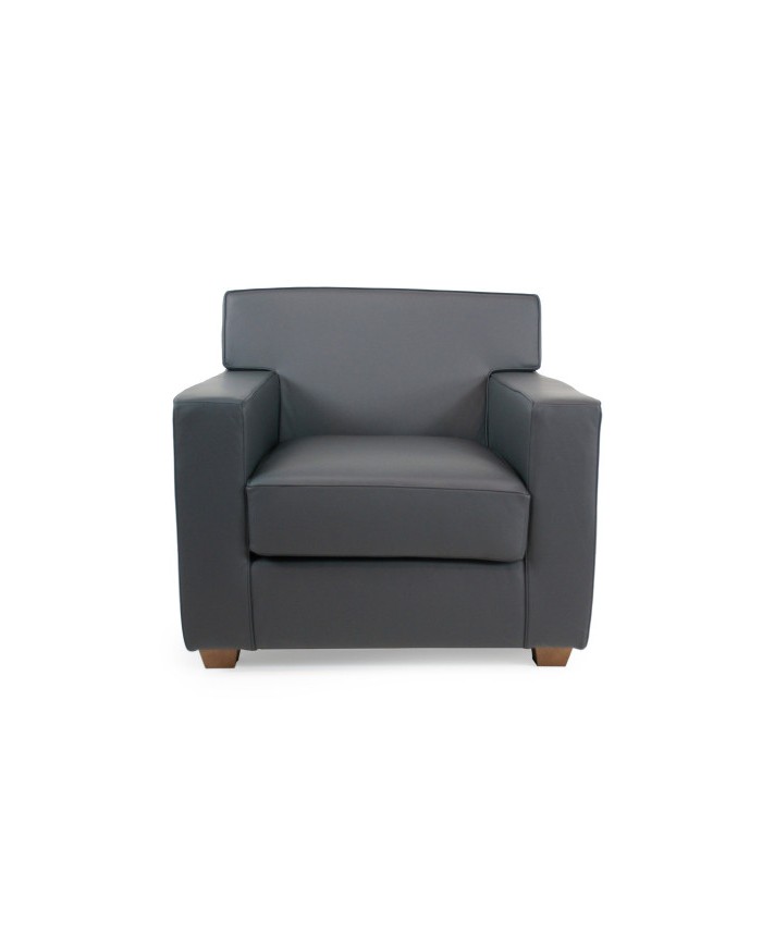 FRANK armchair in fabric, leather or velvet various colours